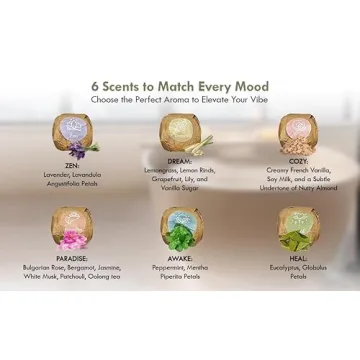 Earth Vibes Bath Bombs Gift Set - USA Made XXL Natural Bath Fizzies Infused with Essential Oils - Moisturizes Dry Skin, Organic Olive Oil, Coconut Oil, Epsom Salt - Women Men Kids - 6 x 5oz