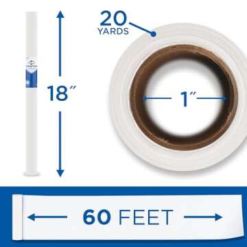 ALVIN 55W-C Lightweight Tracing Paper Roll, White, Suitable with Ink, Charcoal, Felt Tip Pen, for Sk...