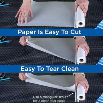 ALVIN Lightweight Tracing Paper Roll for Sketching 18 Inches