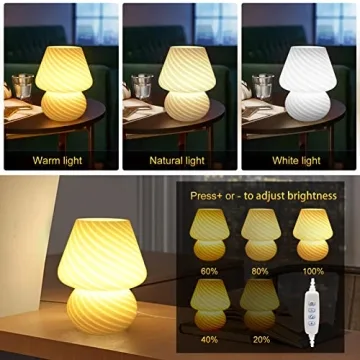 Elegant Dimmable Sinyzope Mushroom Lamp for Home Decor