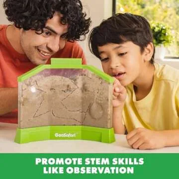 Educational Insights GeoSafari Ant Factory with Sand, Watch Live Ants, STEM Learning Toy, Ages 5+, L...