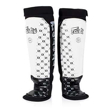 Fairtex SP6 Muay Thai Shin Guards for All Ages - Durable & Lightweight