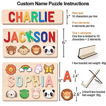 Personalized Name Puzzle for Kids - Unique Learning Gift