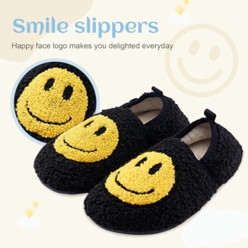 Soft Memory Foam Cozy Smile Slippers for Toddlers