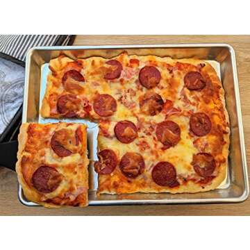 Checkered Chef Quarter Sheet Pan Set - Non-stick Baking Trays