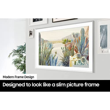 SAMSUNG 50-Inch Class QLED 4K The Frame LS03B Series, Quantum HDR, Art Mode, Anti-Reflection Matte Display, Slim Fit Wall Mount Included, Smart TV w/ Alexa Built-In (QN50LS03BAFXZA)