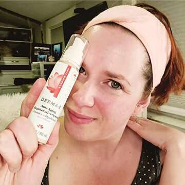 DERMA E Anti-Aging Regenerative Serum – Hydrating Day and Night Serum – Skin Renewing with Glycolic Acid and Vitamin A – Advanced Facial Skin Care Treatment, 2 fl oz