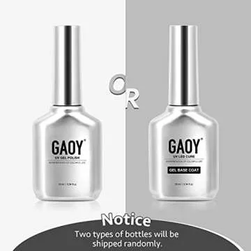 GAOY Gel Base Coat for Long Lasting UV Nail Polish