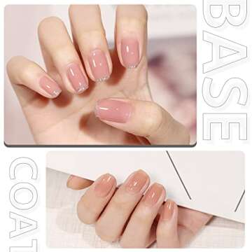 GAOY Gel Base Coat for Long Lasting UV Nail Polish