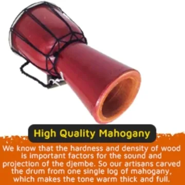 BND Mini Djembe Drum for Kids - 4x8 Fun Musical Instrument