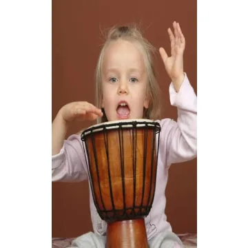 BND Mini Djembe Drum for Kids - 4x8 Fun Musical Instrument