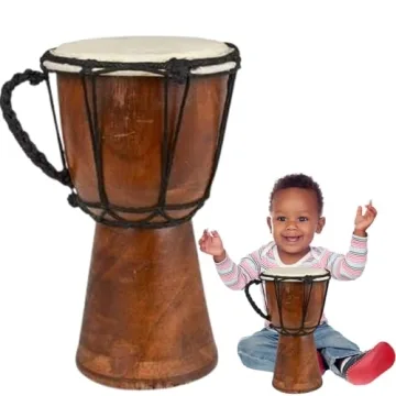 BND Mini Djembe Drum for Kids - 4x8 Fun Musical Instrument