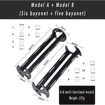 Basin Wrench Set - 2024 Upgrade 7 Sizes for Plumbing