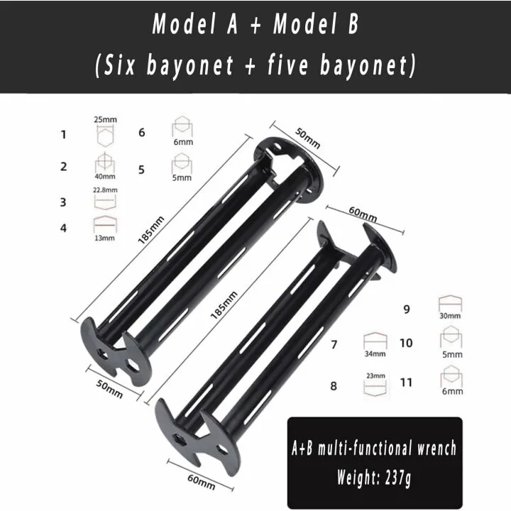 Basin Wrench Set - 2024 Upgrade 7 Sizes for Plumbing