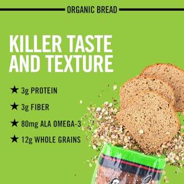 Dave's Killer Bread 21 Whole Grains & Seeds Thin-Sliced, Whole Grain Organic Bread, 20.5 oz Loaf
