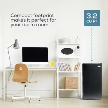 Igloo 3.2 Cu.Ft. Compact Refrigerator with Freezer