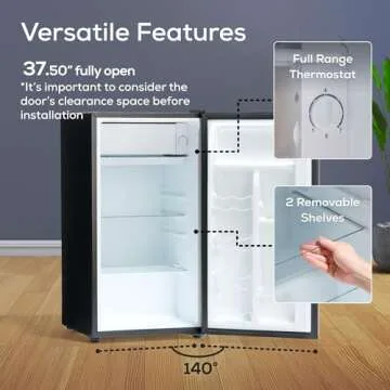 Igloo 3.2 Cu.Ft. Compact Refrigerator with Freezer