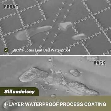 Siiluminisoy Boho Grey Textured Shower Curtain with Tassels 72 x 72 Tufted Chevron Striped Chenille Woven Fabric Cloth Shower Curtain Modern Farmhouse Minimalist, Shabby Chic Home Decor for Bathroom