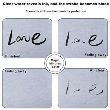 Dianelhall Water Drawing Writing Cloths for Calligraphy Practice