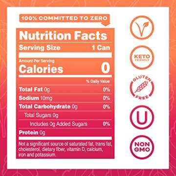 Yerbae Energy Beverage - Strawberry Blonde, 0 Sugar, 0 Calories, 0 Carbs, Energized by Yerba Mate, Plant-Based, Healthy Alternative to Sugary Energy Drinks, 16oz cans (12 Pack)