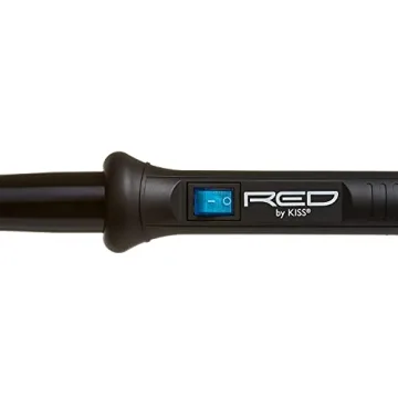 Kiss Red Tapered Curling Wand for Perfect Curls