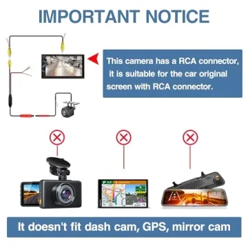 HD Backup Camera,Metal Housing 170 Degree Wide View Angle License Plate Rear View Camera for Car,Clear Night Vision IP69 Waterproof Rearview Universal Reverse Cam Kit for Vehicle SUV RV Pickup