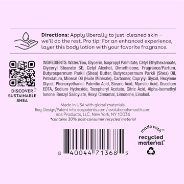 eos Shea Better Body Lotion - Fresh, Cozy Hydration