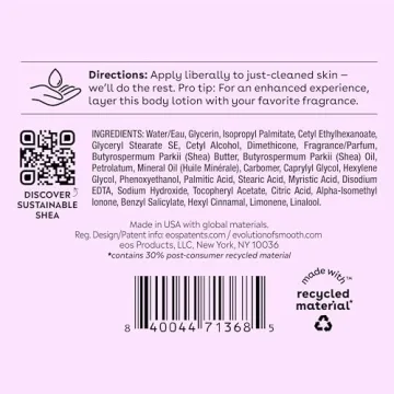 eos Shea Better Body Lotion - Fresh, Cozy Hydration