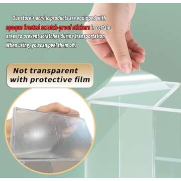 Sohalejr Makeup & Vanity Container Dryer Sheet Holder Pull-Our Drawer Container 2 Ties Clear Acrylic Box for Laundry Room Organization and Storage Suitable for Makeup Pads,Cosmetics Bedroom