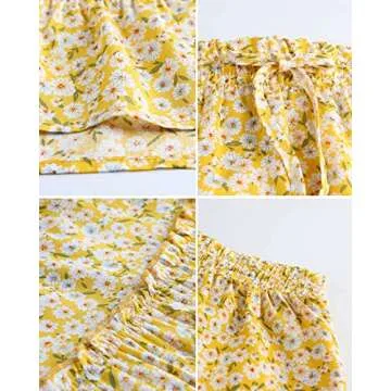 Alelly Women's Summer High Waist Ruffle Skirt for Every Occasion