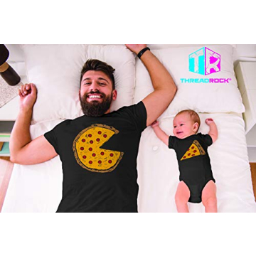 Matching Dad and Baby Pizza Outfit Set | Unisex Bodysuit