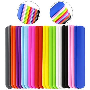 Vibrant 24 Pcs Silicone Slap Bracelets for Any Occasion