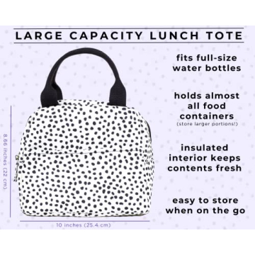 Stylish Steel Mill Insulated Lunch Tote Bag for Women