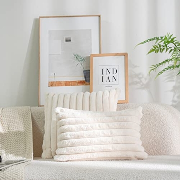 DEELAND Plush Decorative Pillow Covers for Cozy Living