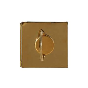 Great Deal Furniture 24" Modern Stainless Steel Lantern, Gold