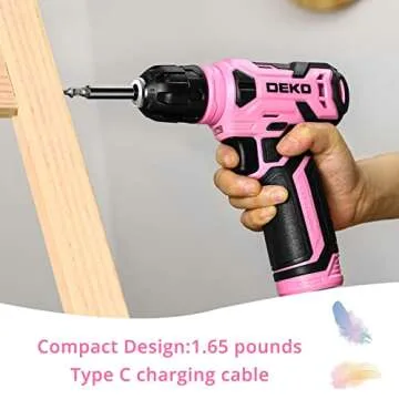 DEKOPRO 8V Cordless Drill: Fun and Functional Tool