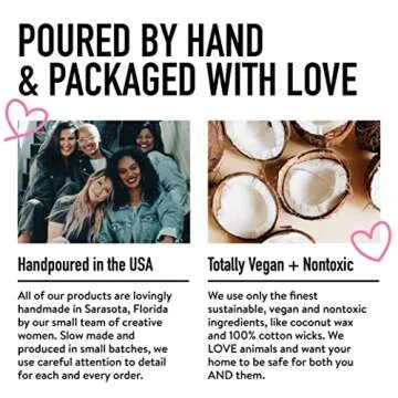 West Clay Company Merry AF Candle, Peppermint Bark Vanilla Candy Cane Scented Soy Coconut Wax Nontoxic Candles | Funny Cute Sassy Christmas Holiday Decor | Made in The USA, 8 oz