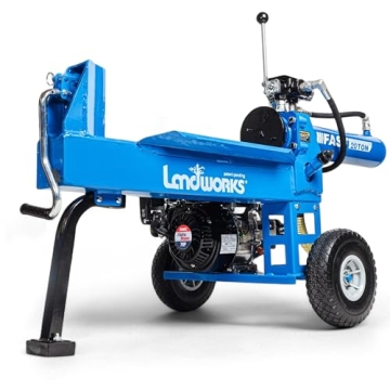 Landworks Log Splitter - Portable 20 Ton Power for Efficient Wood Splitting