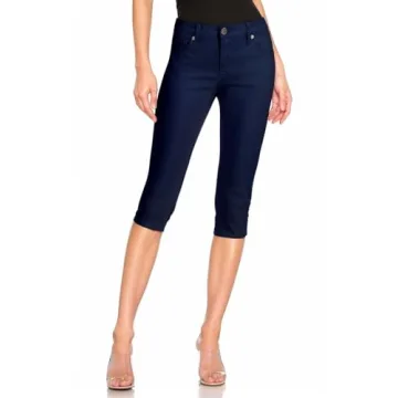 Butt Lift Stretch Denim Capri Jeans for Women | Stylish Comfort