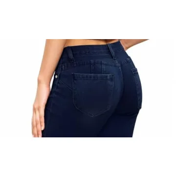 Butt Lift Stretch Denim Capri Jeans for Women | Stylish Comfort