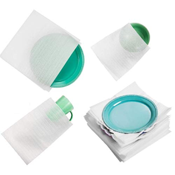 100 Cushion Foam Pouches & Sheets, Moving Foam Wrap Pouches, Protect mug, Cup, Glasses, China, and D...