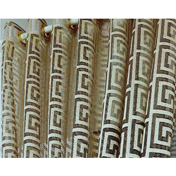 Luxurious MYRU Black and Gold Sheer Curtains for Home