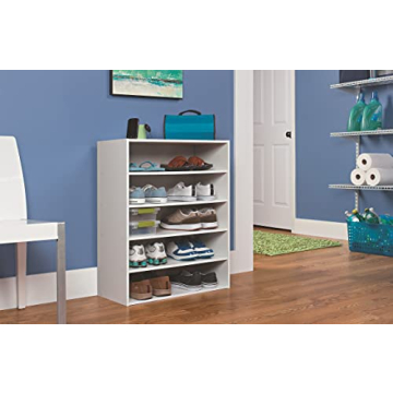 ClosetMaid 1565 Stackable 5-Shelf Organizer for Effortless Storage