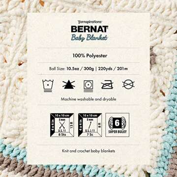 Bernat Baby Blanket Big Ball Pink Dreams
