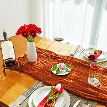 Mandy's 30pcs Red Artificial Poppy Flowers for Events