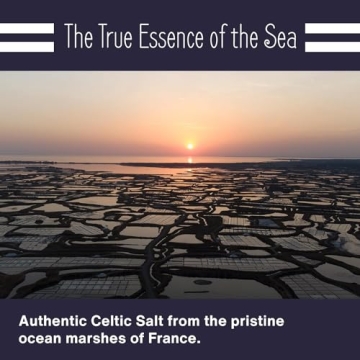 Le Marinier French Sea Salt Grey Coarse, 1.1lb - 18oz. Mineral Rich 100% Natural and Unrefined Sea Salt Organic Mineral Coarse. Hand Harvested Mineral Salt, Sel Gris (1.1lb Grey Coarse)