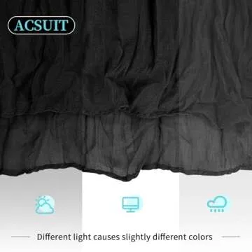 16 Pack Black Cheesecloth Table Runner for Elegant Events