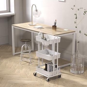 Simple Houseware Rolling Utility Cart for Home Organization