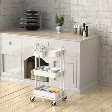 Simple Houseware Rolling Utility Cart for Home Organization