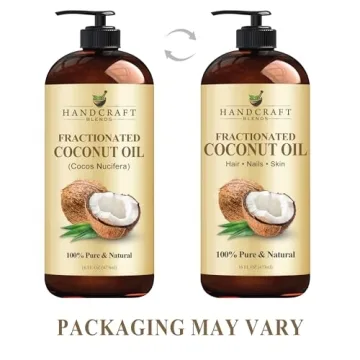 Pure Fractionated Coconut Oil for Skin and Hair Care